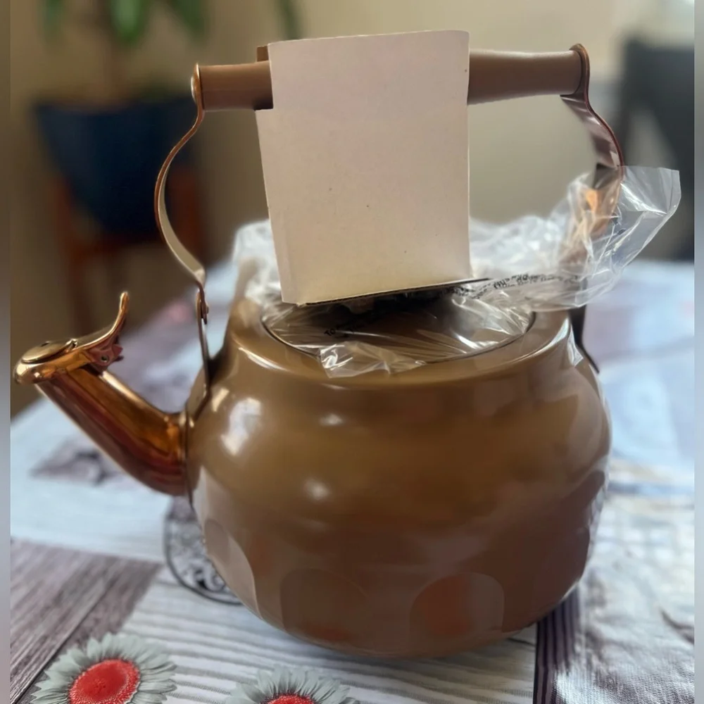 Teapot with Copper Accents Tan - Hearth & Hand Magnolia